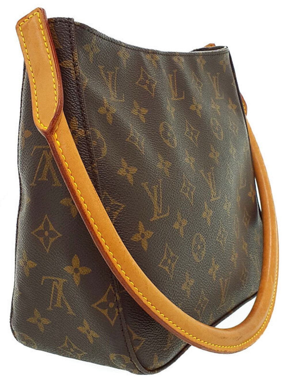 Louis Vuitton Bag Monogram Shoulder Looping Brown